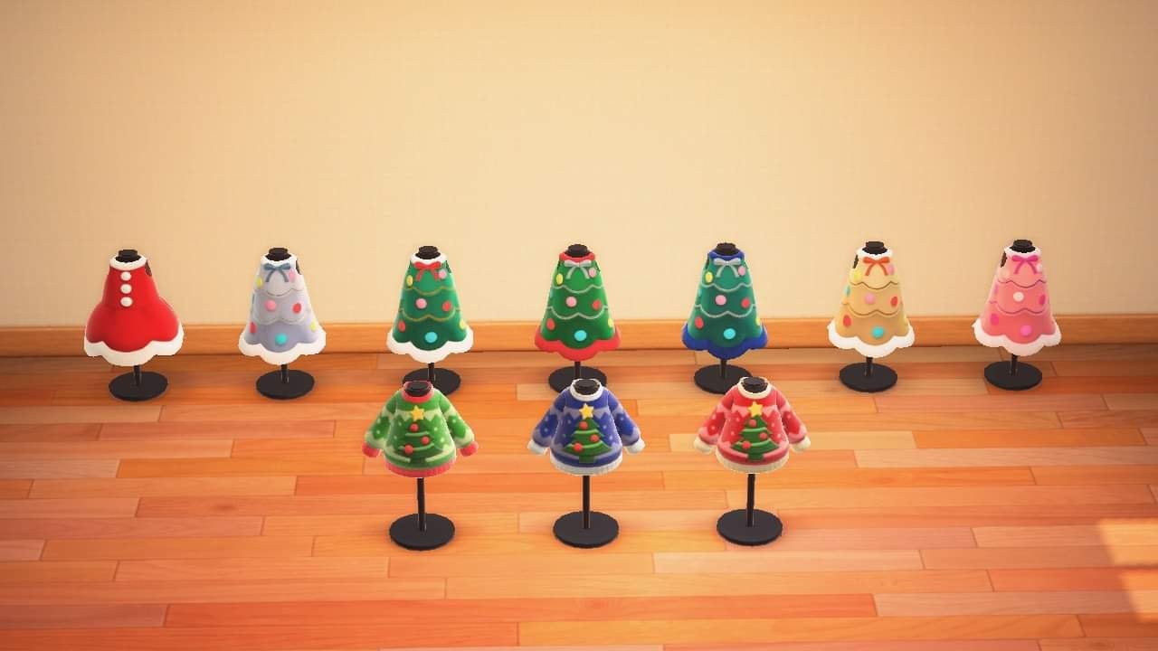 animal crossing new horizons christmas dress Festive dress (New Leaf) - Animal Crossing Wiki