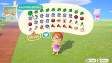 Load image into Gallery viewer, ACNH Festivale items feathers materials clothing ALL new update items