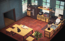 Load image into Gallery viewer, ACNH Ironwood Kitchen (Animal Crossing New Horizons)
