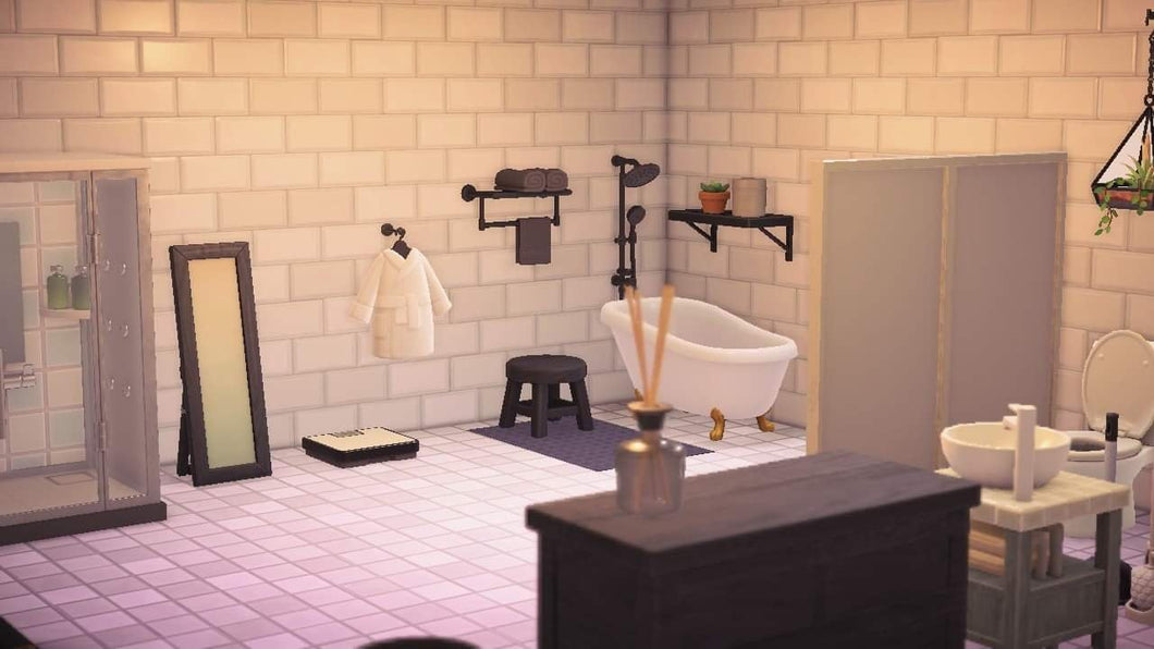 ACNH Bathroom (Animal Crossing New Horizons)