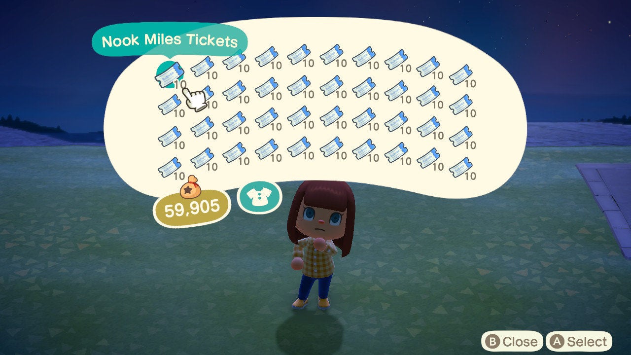 ACNH 400 Nook Miles Tickets Nook's Treasure Island